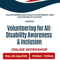 Volunteering for All: Disability Awareness  & Inclusion - ONLINE