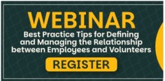 Free Webinar: Managing the Relationship between Employees and Volunteers