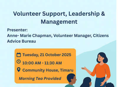 Volunteer Support, Leadership & Management