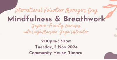 International Volunteer Managers Day: Mindfulness & Breathwork