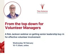 VNZ Webinar: From the Top Down for Volunteer Managers (Influencing)