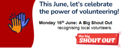 Big Shout Out for Volunteers - to be held in Ashburton