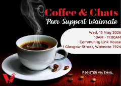 Coffee & Chats Peer Support - Waimate