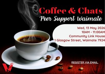 Coffee & Chats Peer Support - Waimate
