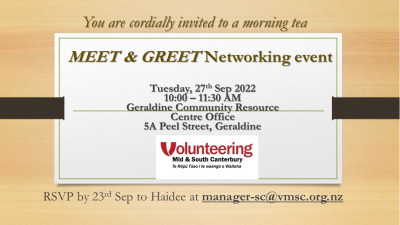 Geraldine MEET & GREET Networking Event