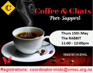 Coffee & Chat for Managers/Coordinators of Volunteers in Ashburton
