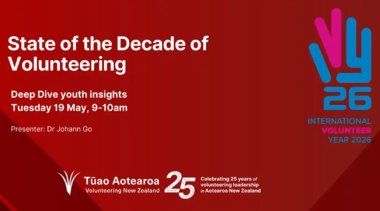 State of the Decade Volunteering Report - deep dive youth volunteering