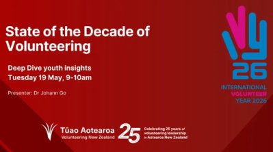 State of the Decade Volunteering Report - deep dive youth volunteering