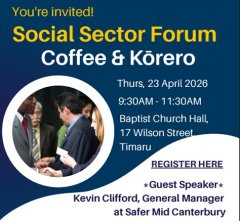 Social Sector Forum Networking: Coffee & Korero
