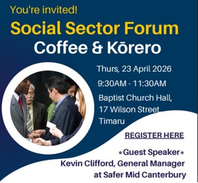 Social Sector Forum Networking: Coffee & Korero
